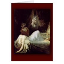 The Nightmare  by Henry Fuseli, 1781 Card