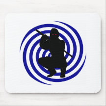 THE NINJA MOVES MOUSE PAD