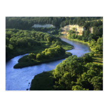 The Niobrara River near Valentine Nebraska Post Card