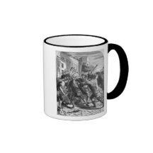 The 'No Popery' rioters attacking Mugs