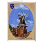 The Norden Mühle painted in acrylic Card