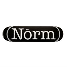 The Norm Logo Skateboard