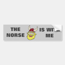 The Norse is With Me Bumper Stickers