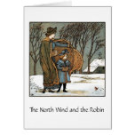 The North Wind & The Robin, Greeting Card