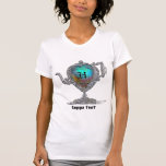 Thé nuptiale victorien de douche t-shirts