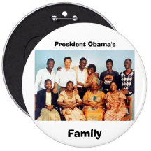 The Obama Family - Customized Pin