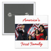 The Obamas: America's First Family Pin
