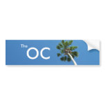 The OC Orange County California Bumper sticker Art bumper stickers