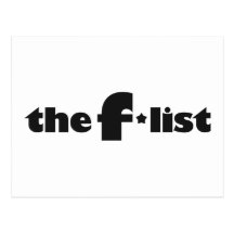 The Official F-List Merchandise Postcards