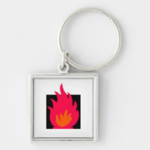 The Official FIRE Logo Keychain
