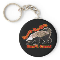 The Official Honey Badger Don't Care Keychain