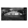 The Old Barn Black and White Photo Card