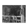 The old Barn - black n white Post Card