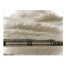 The Old Memphis Bridge Postcard