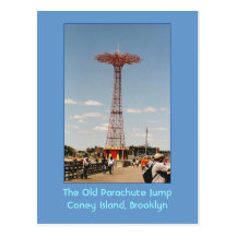 The Old Parachute Jump (Coney Island, NY) postcard