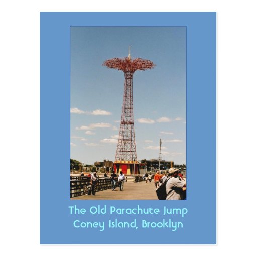 The Old Parachute Jump (Coney Island, NY) postcard
