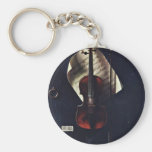The Old Violin By Harnett William Michael Key Chains