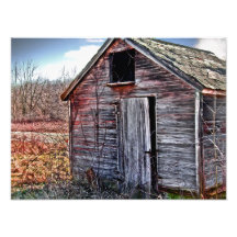 THE OLD WOODEN SHED PHOTOGRAPH