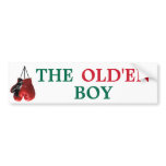 The Old'en Boy bumper stickers
