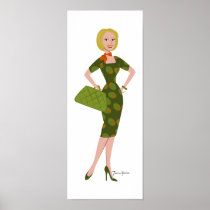 The Olive Dress Print