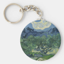 The Olive Trees by Van Gogh Keychain