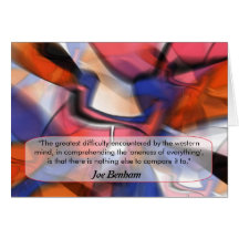 The Oneness of Everything Greeting Cards