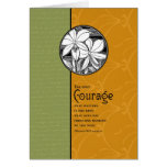 The Only Courage That Matters Greeting Cards