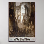 The Only Road For An Englishman Print
