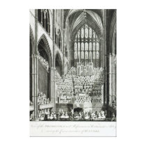 The Orchestra and Performers in Westminster canvas prints