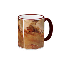The Ore Wagon by NC Wyeth, Vintage American West Mug