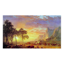 The Oregon Trail - Albert Bierstadt Business Card