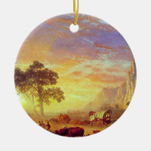 The Oregon Trail - Albert Bierstadt Ornament