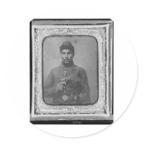 The Original Black American Soldier Sticker