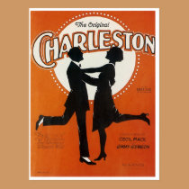The Original Charleston Vintage Song Sheet Cover postcards