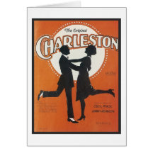 The Original Charleston Vintage Songbook Cover Card
