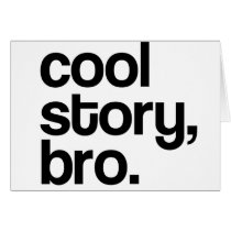 THE ORIGINAL COOL STORY BRO CARDS