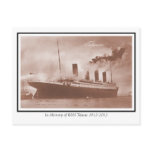 The original Titanic photo Post Cards