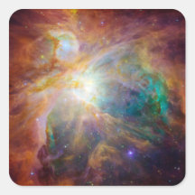 The Orion Nebula 3 Square Stickers