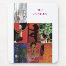 THE ORISHAS BY LIZ LOZ MOUSE PADS