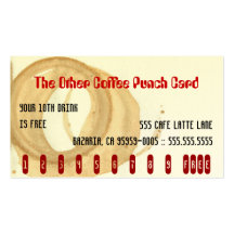 The Other Coffee Punch Card Business Card Templates