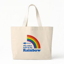 THE OTHER HALF OF MY RAINBOW CANVAS BAG
