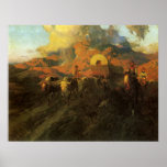 The Overland Trail by Frank Tenney Johnson posters
