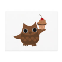 The Owl and the Cupcake Post Cards