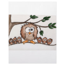 The Owl Family Personalized Letterhead