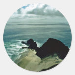 The Pacific Ocean Meets The Tasman Sea Stickers