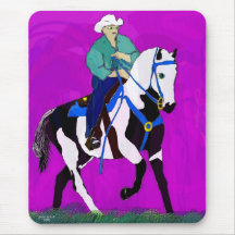 The Paint II- whimsical horse collection Mousepad