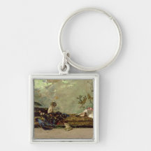 The Painter's Children in the Japanese Salon Key Chains