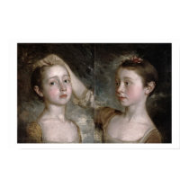 The Painter's Daughters Mary and Margaret, c.1758 posters