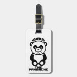 The Pandache custom luggage tag