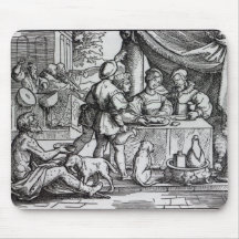The Parable of Lazarus and Dives Mousepads